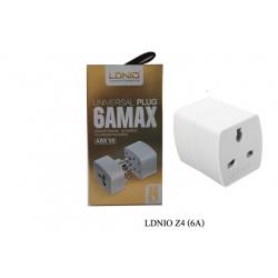 ปลั๊กไฟอเนกประสงค์ LDNIO Z4 (6A) พร้อมสกรีนโลโก้