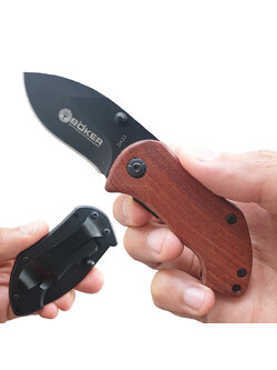 มีดพับ มีดพก BOKER DA33 ขนาด 5.1 นิ้ว (13 ซม.) ด้ามไม้
