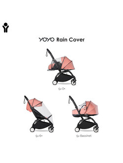 BABYZEN (เบบี้เซ็น) Rain Cover for YOYO+ and YOYO² อุปกรณ์เสริมรถเข็น สำหรับป้องกันน้ำฝนหรือละอองน้ำ