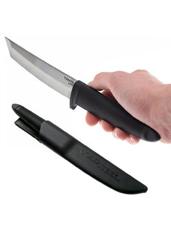 มีดใบตาย Cold Steel 20TL Tanto Lite Fixed Blade ขนาด 11.4 นิ้ว (29 ซม.) พร้อมปลอกมีด Secure-Ex Sheath Kraton