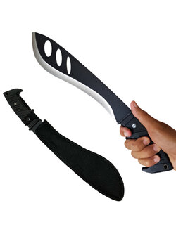 มีดใบตาย มีดมาเชเต้ Machete ขนาด 16.9 นิ้ว (43 ซม.) พร้อมซองไนล่อนสำหรับเก็บมีด