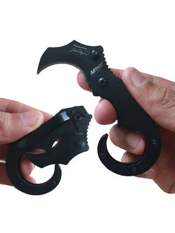 มีดพก มีดพับ มีดตะขอ M-Tech Jose Negron JN-910B (สีดำ)