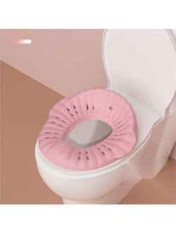 ตัวช่วยฝึกเด็กเข้าห้องน้ำได้ด้วยตนเอง ที่รองนั่งชักโครก สำหรับเด็ก 18 เดือนขึ้นไป ที่รองนั่งนิ่ม ระบายอากาศ ออกแบบพิเศษรูปทรงเปลือกหอย