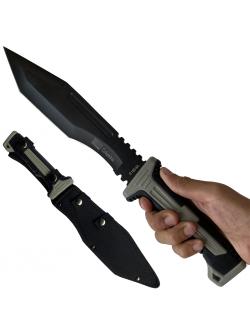 มีดใบตาย Columbia R1803A ขนาด 15.6 นิ้ว (39.5 ซม.) พร้อมซองไนล่อนร้อยเข็มขัดสำหรับเก็บมีด