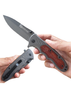 มีดพับ มีดพก BOKER DA48 ขนาด 8 นิ้ว (20.3 ซม.) ด้ามเข้าประกับไม้