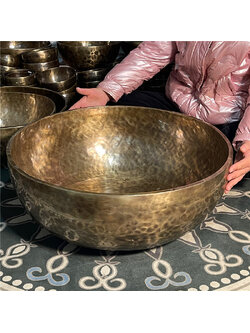 Tibetan Singing Bowl ขันทิเบต(ทองเหลือง) ขนาดใหญ่พิเศษ