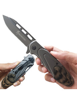 มีดพับ BROWNING X56 ขนาด 8.7 นิ้ว (22 ซม.) ด้ามเข้าประกับไม้