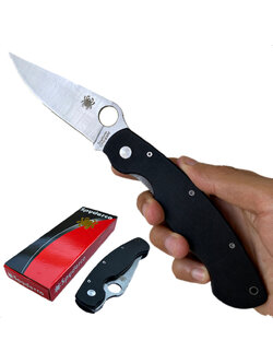 มีดพับ Spyderco CPM-S30V ด้าม Satin G-10 ขนาด 9.4 นิ้ว (24 ซม.)