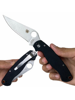 มีดพับ Spyderco CPM-S30V ด้าม Satin G-10 ขนาด 8.5 นิ้ว (21.5 ซม.)