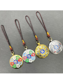 พวงกุญแจสัญลักษณ์สิ่งมงคลแห่งทิเบต อัษฎมงคล 8 ประการ