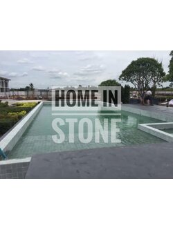 หินธรรมชาติ Green Sukabumi ปูสระว่ายน้ำ เขียว สวย