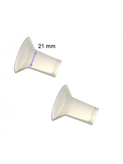 MAYMOM (เมย์มัม) ตัวสอดลดขนาด 21 mm. (1คู่) สามารถใช้ลดขนาดได้กับกรวยปั๊ม