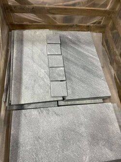 Crystal Black หินธรรมชาติปูสระว่ายน้ำ