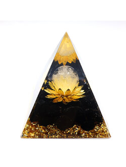 #พีระมิดคริสตัลกรวดอีพ็อกซี่ หินมาลาไคต์(Malachite)