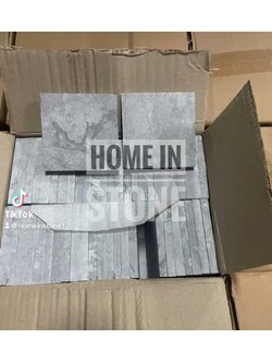 หินธรรมชาติ ลายสวย รุ่นไวท์คลาวดี้ ขนาด 10x10