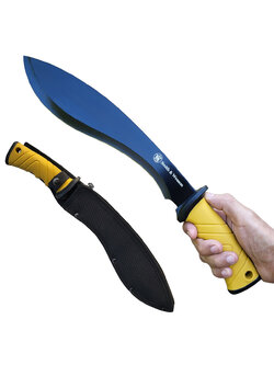 มีดใบตาย มีดกุรข่า Smith & Wesson 3037C ขนาด 17 นิ้ว (43 ซม.) พร้อมซองไนล่อนร้อยเข็มขัดสำหรับเก็บมีด