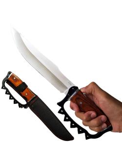 มีดพก มีดเดินป่า มีดใบตาย Columbia XF80 ใบมีดสีเงิน ขนาด 12.2 นิ้ว (31.5 ซม.) พร้อมซองใส่มีด