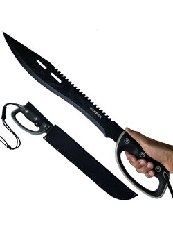 มีดมาเชเต้ มีดเดินป่า มีดใบตาย Machete ขนาด 24 นิ้ว (62 ซม.) พร้อมซองไนล่อนเก็บมีด