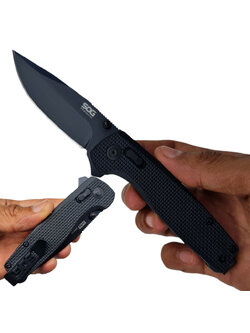 มีดพับ SOG Terminus XR Limited Series CRYO D2 ขนาด 7 นิ้ว (18 ซม.) สีดำ