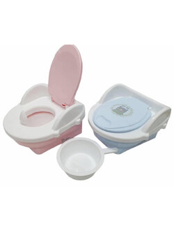 NANNY (แนนนี่) กระโถนเด็ก กระโถนหัดถ่าย กระโถนชักโครกสำหรับเด็ก (N472) เหมาะสำหรับเด็กอายุ 5 เดือนขึ้นไป รับน้ำหนักได้ 30 กิโลกรัม