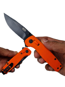 มีดพับ SOG Terminus XR Limited Series CRYO D2 ขนาด 7 นิ้ว (18 ซม.) สีส้ม