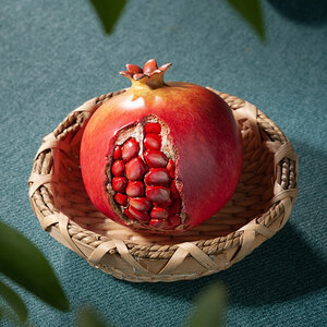 #ทับทิม-ผลไม้มงคล งานทองเหลืองทำสีคุณภาพสูง