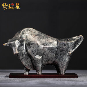 #วัวกระทิงนำโชค Lucky Ox งานทองเหลือง วัวผู้หนักแน่นมั่นคง ซื่อสัตย์ ใจเย็น และขยัน