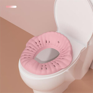 ตัวช่วยฝึกเด็กเข้าห้องน้ำได้ด้วยตนเอง ที่รองนั่งชักโครก สำหรับเด็ก 18 เดือนขึ้นไป ที่รองนั่งนิ่ม ระบายอากาศ ออกแบบพิเศษรูปทรงเปลือกหอย