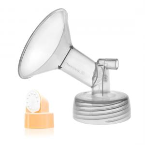 MAYMOM (เมย์มัม) กรวยปั๊มนมคอกว้าง สำหรับ Spectra มาพร้อม วาล์วเฮด + วาล์วเมมแบรน (1 ข้าง)