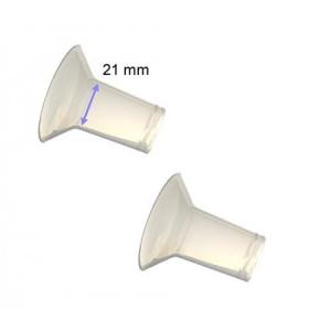 MAYMOM (เมย์มัม) ตัวสอดลดขนาด 21 mm. (1คู่) สามารถใช้ลดขนาดได้กับกรวยปั๊ม