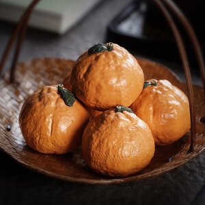 ผลส้มจีน ผลไม้มงคล สำหรับตกแต่งโต๊ะชงชา