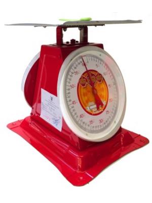 เครื่องชั่งสปริง ตราเฮงเฮงเฮง ตัวถังเหล็ก พิกัด 60 กก. จานแบน