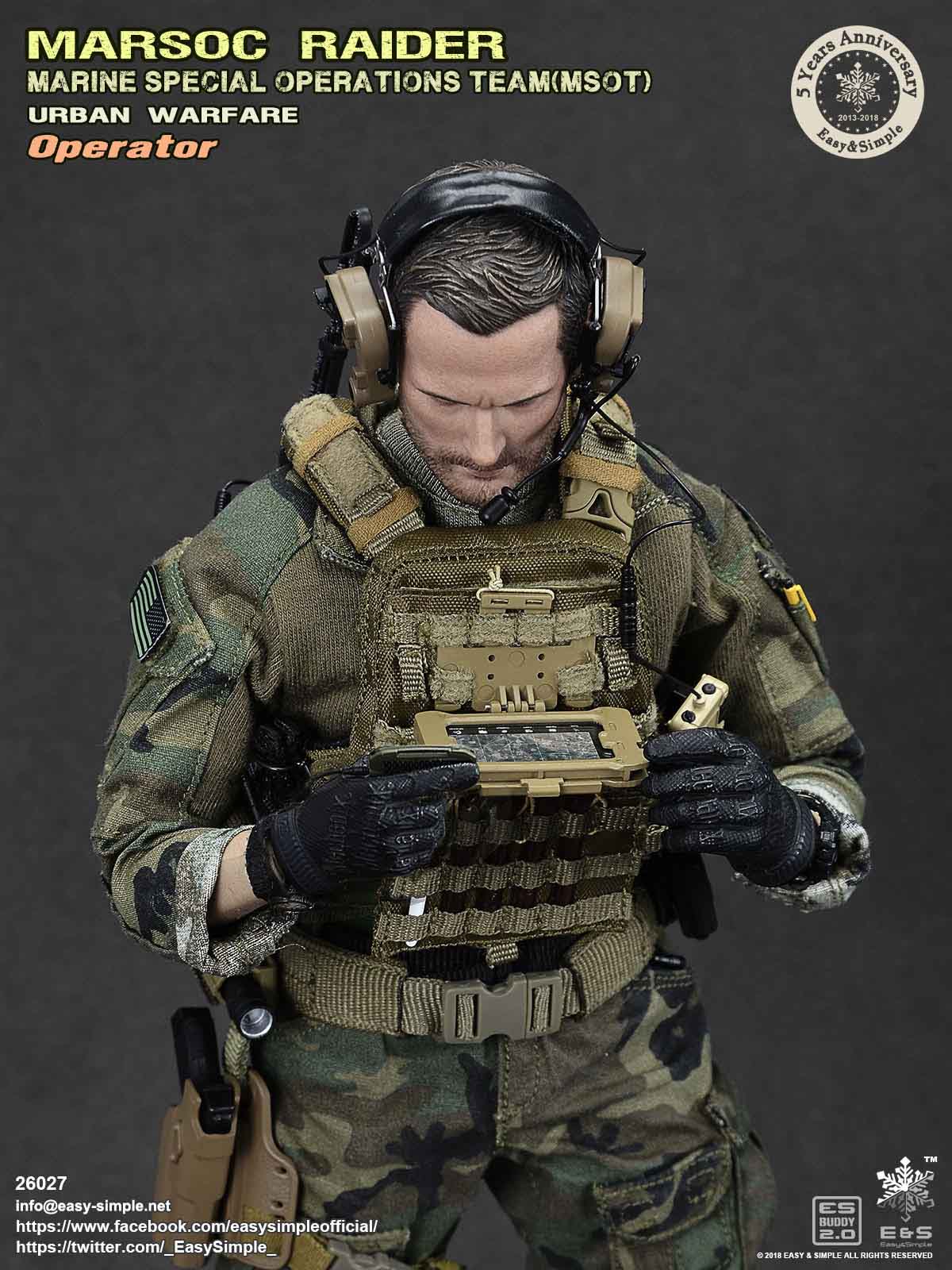 Easy&Simple 26027 MARSOC Raider Urban Warfare Operator (5 Years Anniversary)