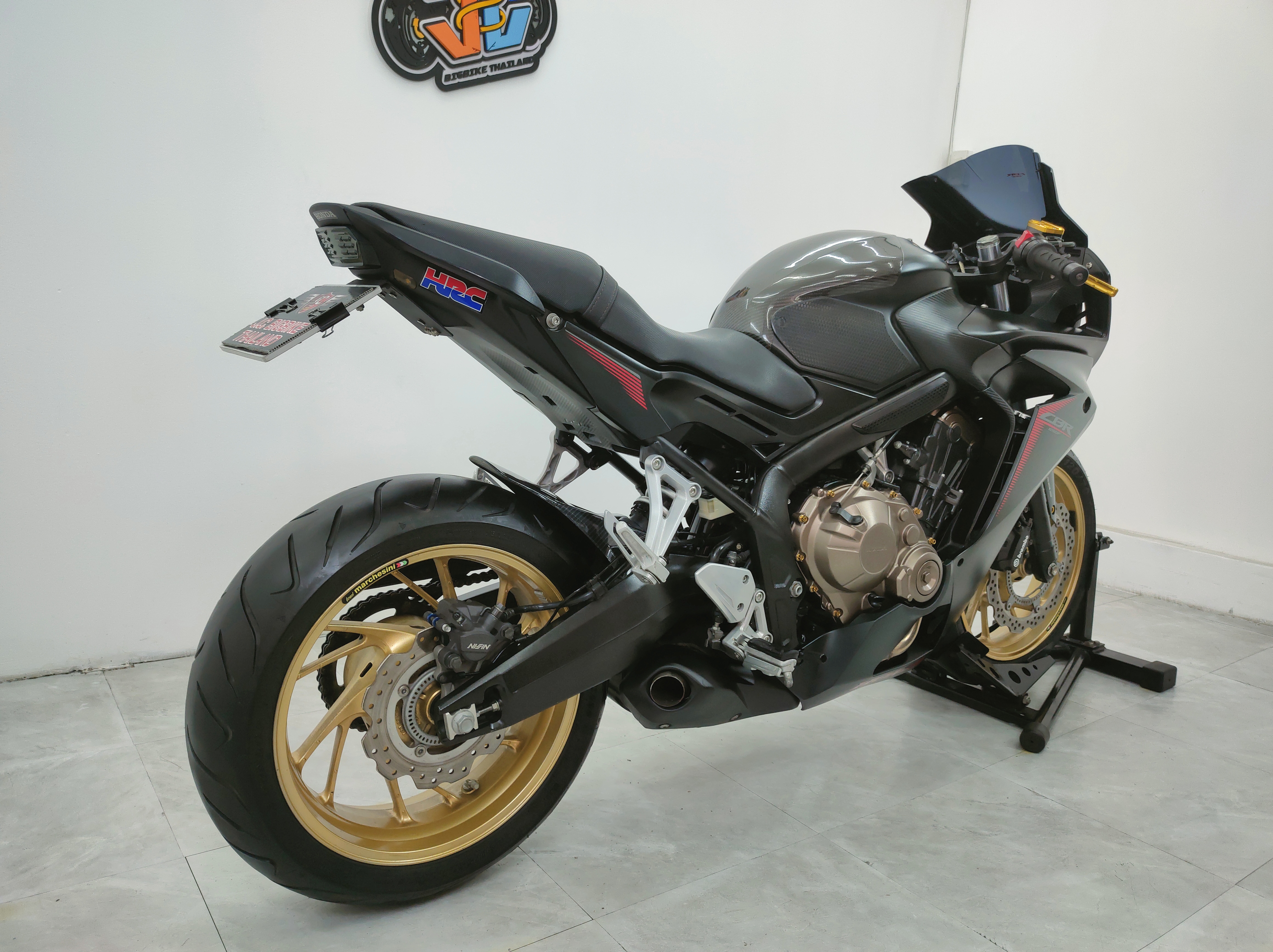 ดำ ดุๆ มาใหม่อีกลำ HONDA CBR650F รถปลายปี 2017 ทรงดีวิ่งน้อยจ้า