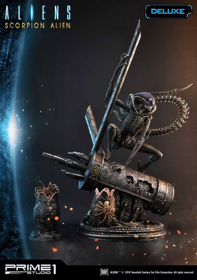 Prime 1 Studio PMDHAL-01DX Ailens Comics - Scorpion Ailen (Deluxe Version)