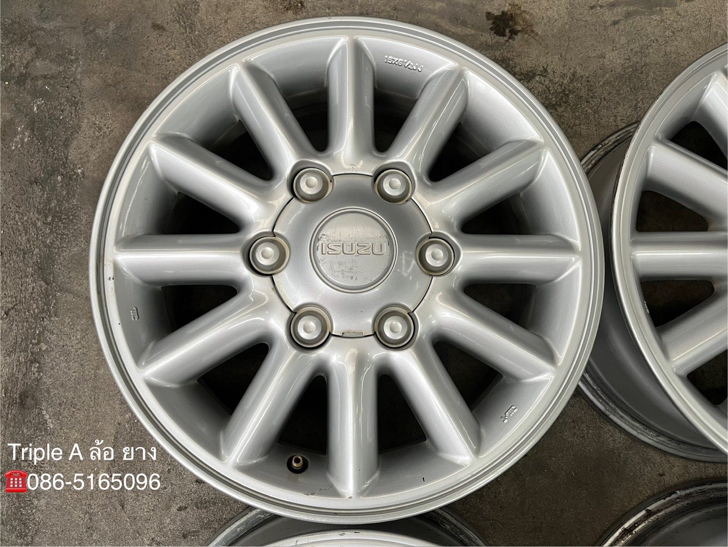 ✨ล้อแม็ก 6รู139✨ISUZU D-Max ขอบ 15💖