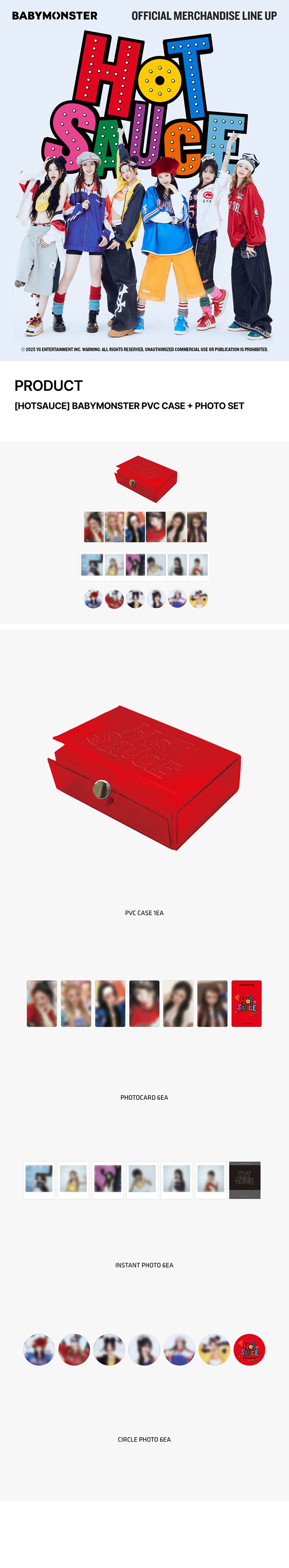 [PRE] BABYMONSTER MERCH - HOT SAUCE (weverse)