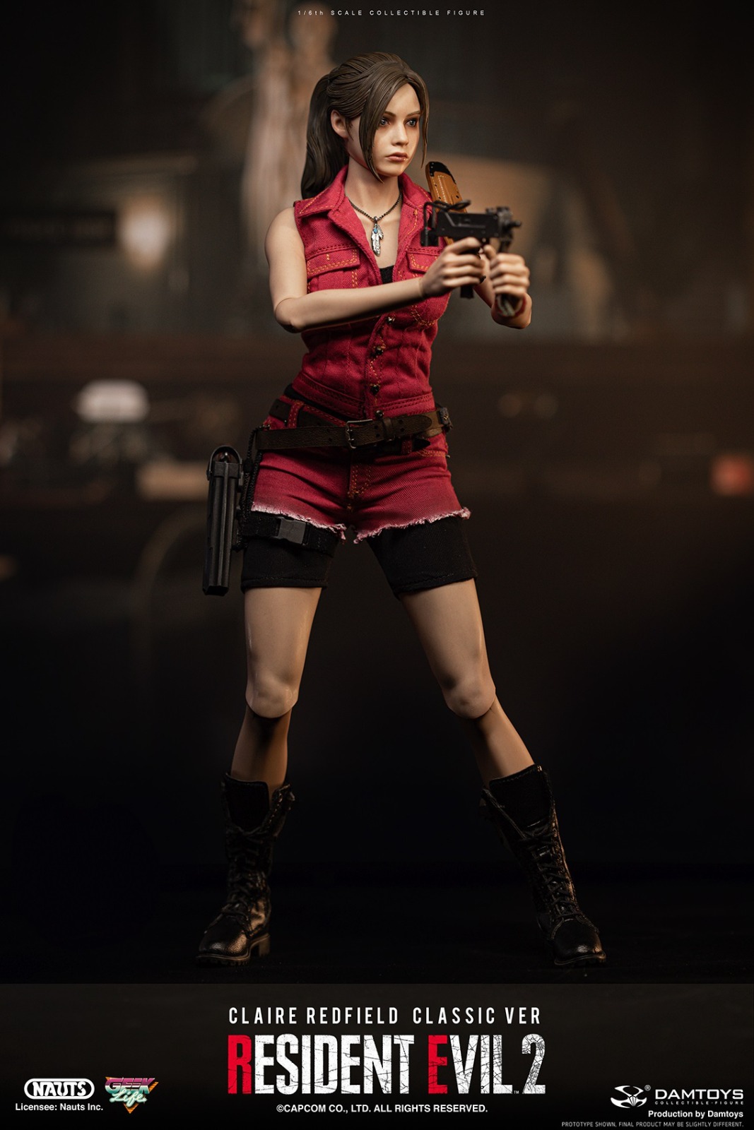 DAMTOYS DMS038 1/6 RESIDENT EVIL 2 - CLAIRE REDFIELD (CLASSIC VER)