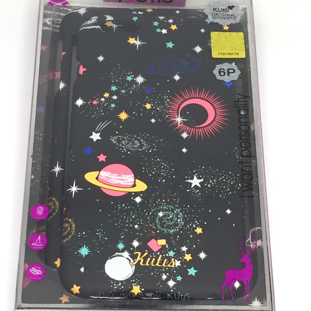 เคสคูทิส (Kutis) ไอโฟน6พลัส,6Sพลัส (ลายอวกาศ)มาใหม่ เคสประกบหน้า-หลัง เคสเรืองแสง