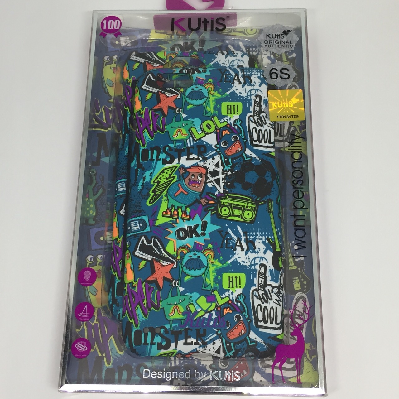 เคสคูทิส (Kutis) ไอโฟน6,6s(ลายmonster)มาใหม่