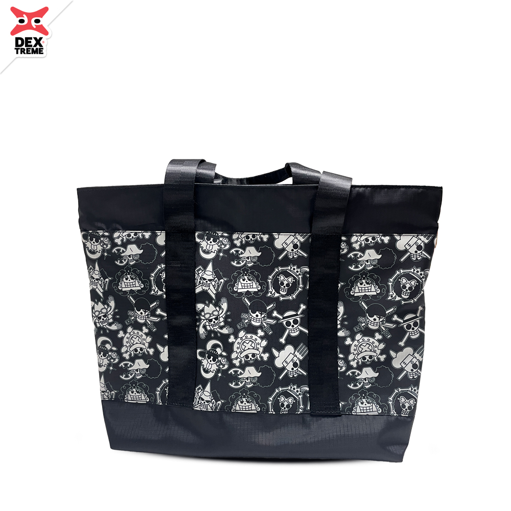 Tote Bag Nylon Straw Hat Crew สกรีนลาย