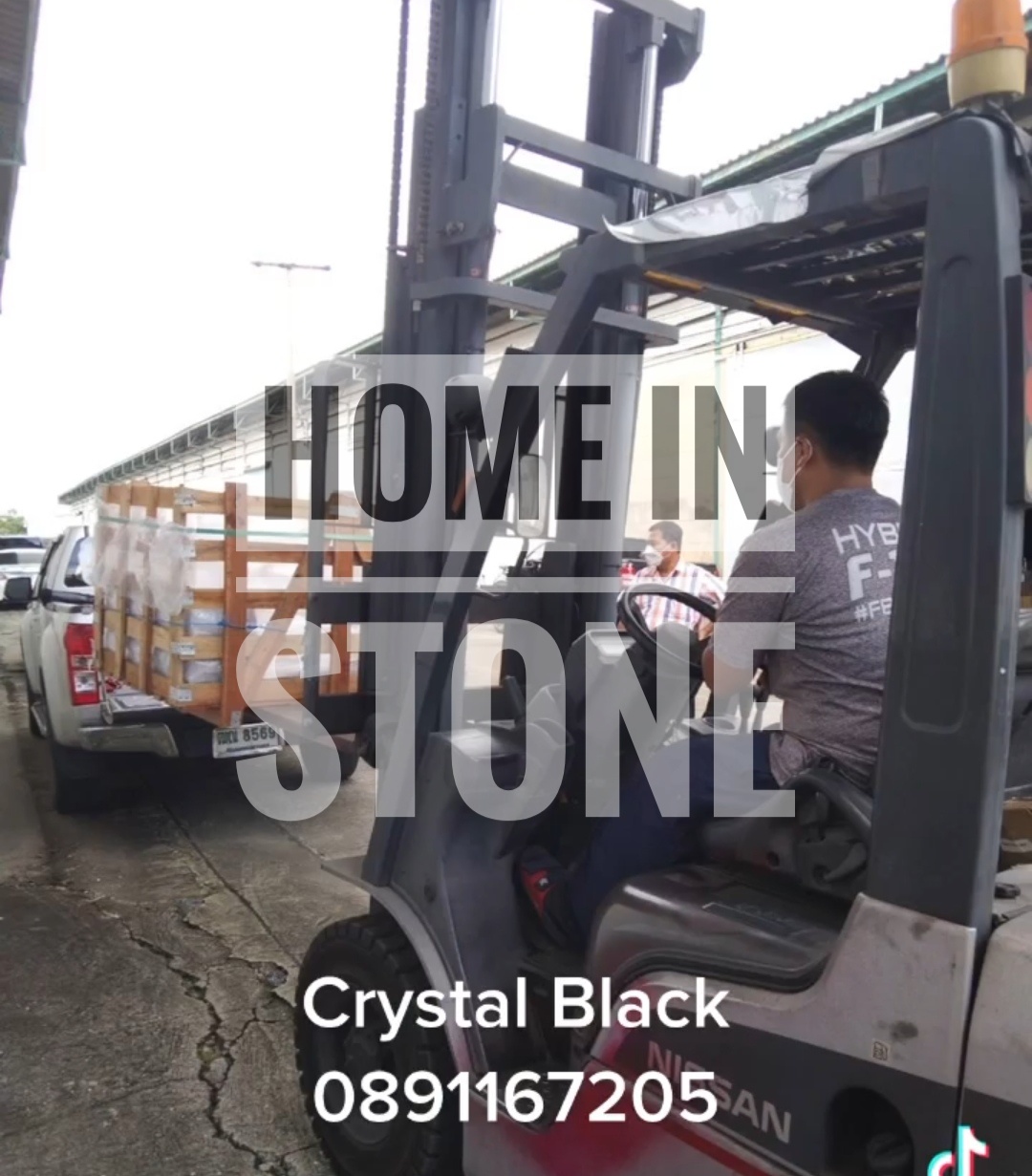 Crystal Black 30x60cm Stone for pool