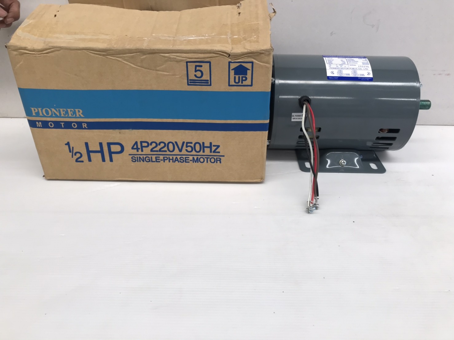 มอเตอร์ 1/2HP 220V. SM-1/2(ไม่มีคอน) PIONEER