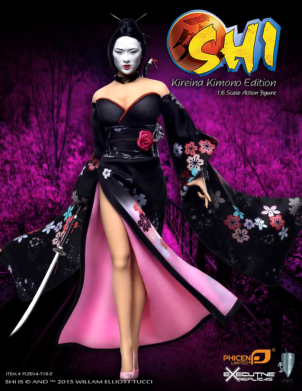 PHICEN PL2014-71B-2 SHI in Kimono Collector Figure -U.S. version