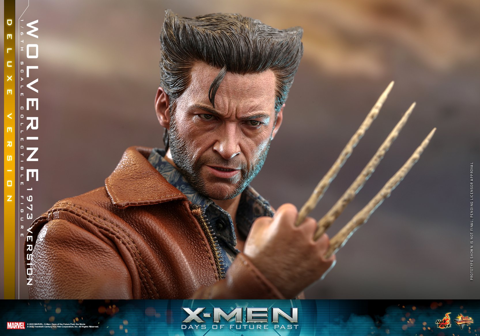 Hot Toys MMS660B 1/6 X-Men: Days of Future Past - Wolverine 1973 Version (Deluxe Version) [Special Edition Bonus]