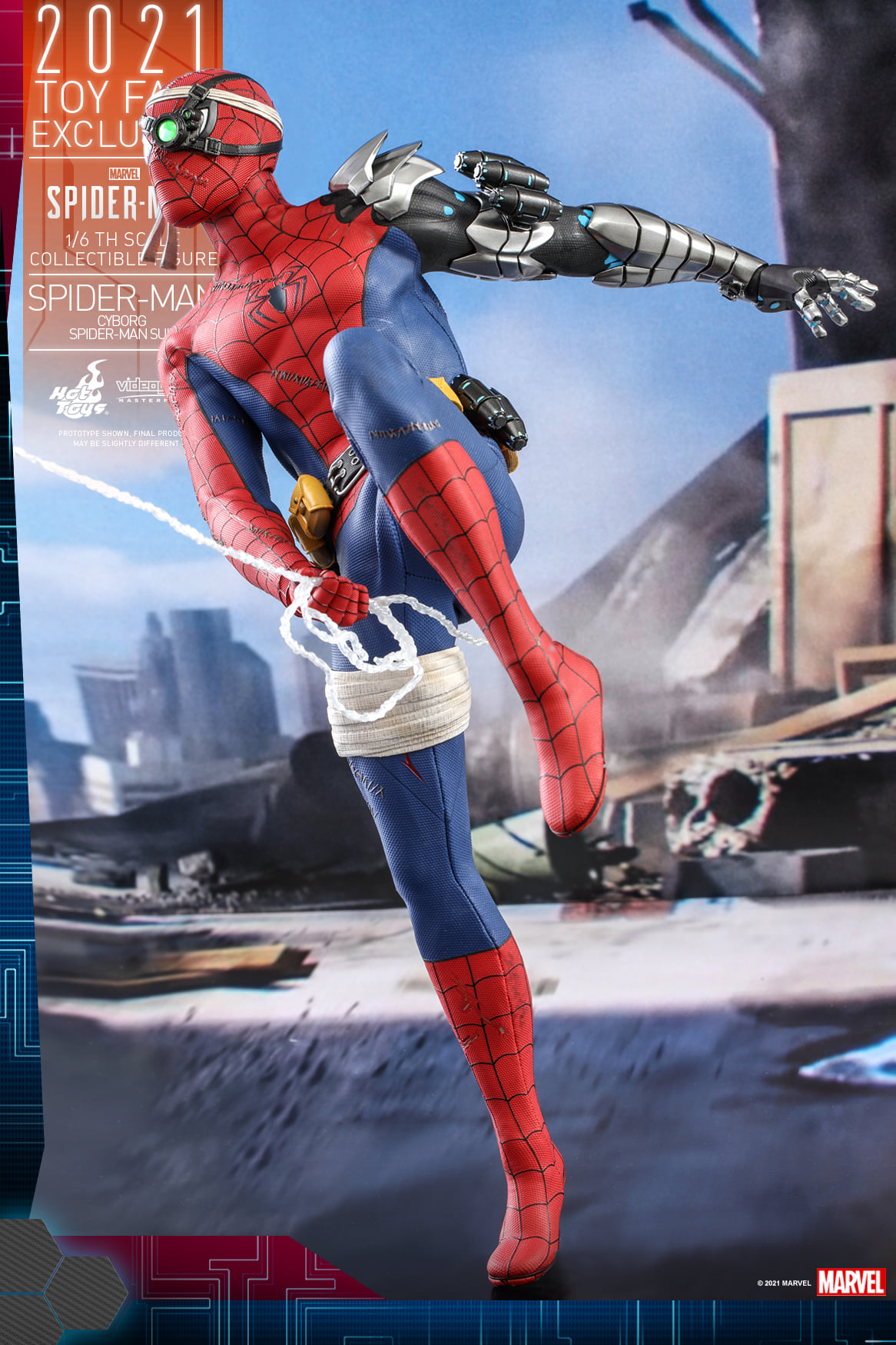 Hot Toys VGM51 1/6 Marvel's Spider-Man - Spider-Man (Cyborg Spider-Man Suit) [Toy Fair Exclusive 2021]