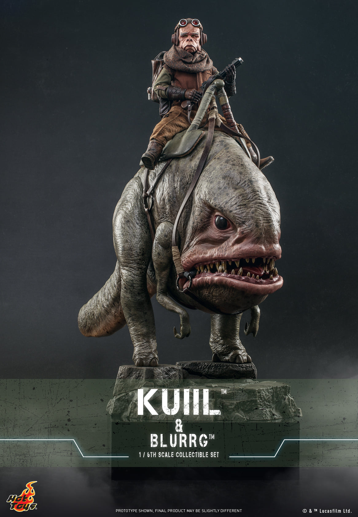 Hot Toys TMS049 1/6 Star Wars: The Mandalorian™ - Kuiil & Blurrg