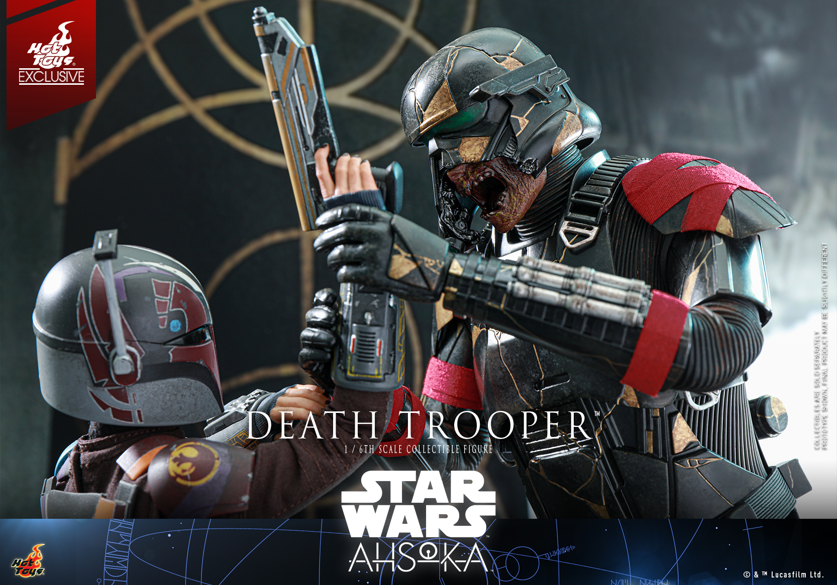 Hot Toys TMS134 Star Wars: Ahsoka - Death Trooper [Hot Toys Exclusive]