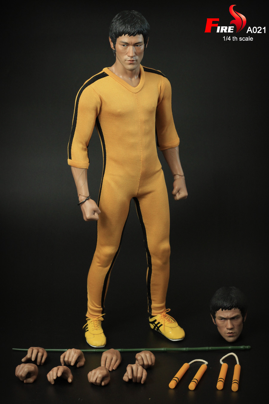 FIRE A021 1/4 Death Game - Bruce Lee