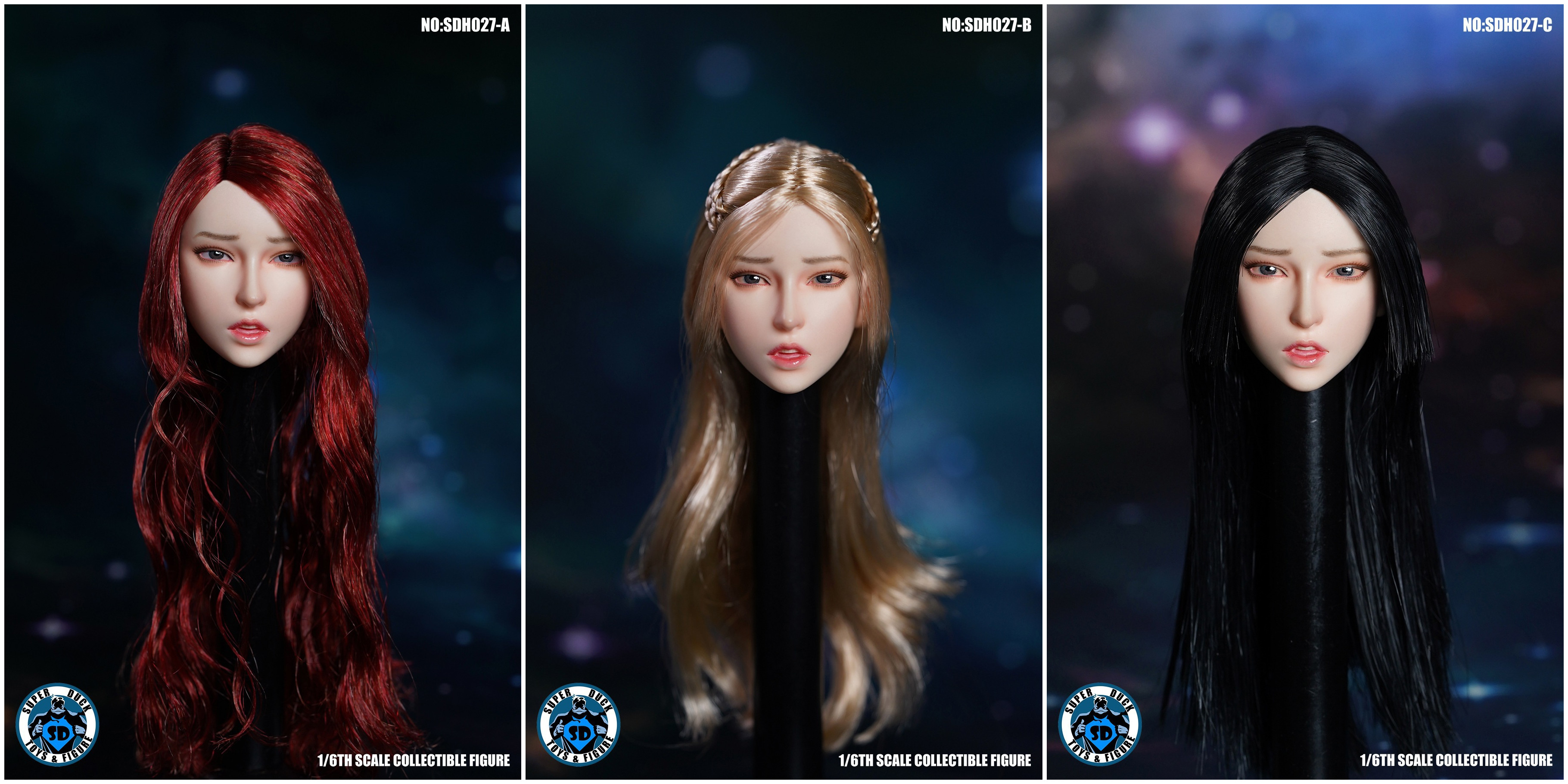 SUPER DUCK SDH027 1/6 Emoticon Female Headsculpt